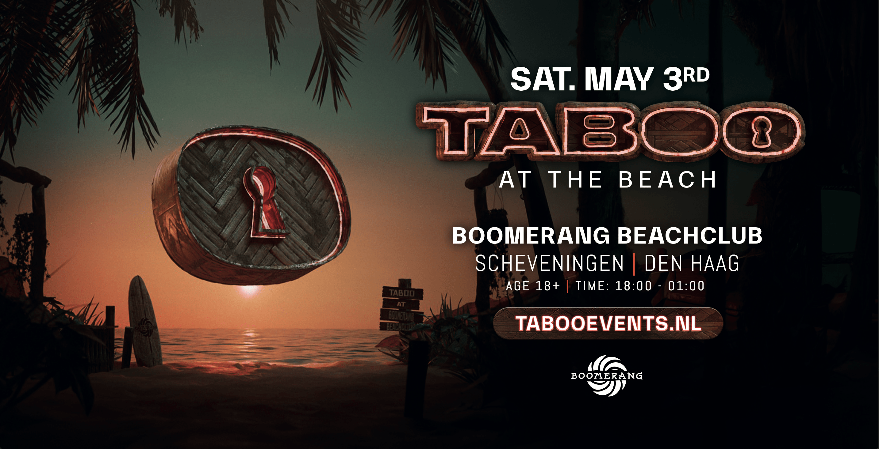 TABOO AT THE BEACH | 3RD OF MAY
